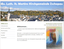 Tablet Screenshot of kirche-zschopau.de